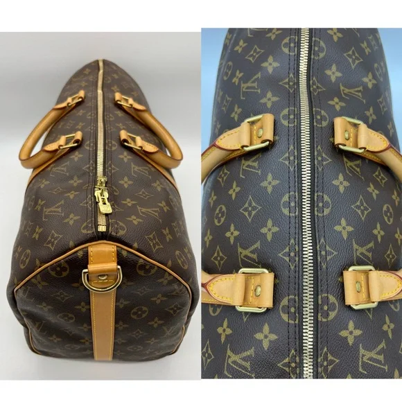 Authentic Louis Vuitton monogram Keepall Bandoliere 50 - Picture 13 of 16